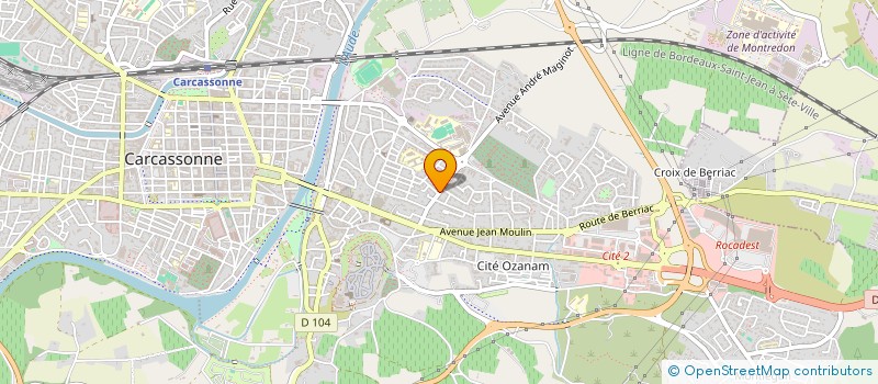 localisation de l'entreprise QG à CARCASSONNE