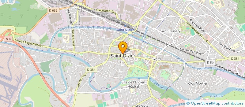 localisation de l'entreprise QG à SAINT-DIZIER