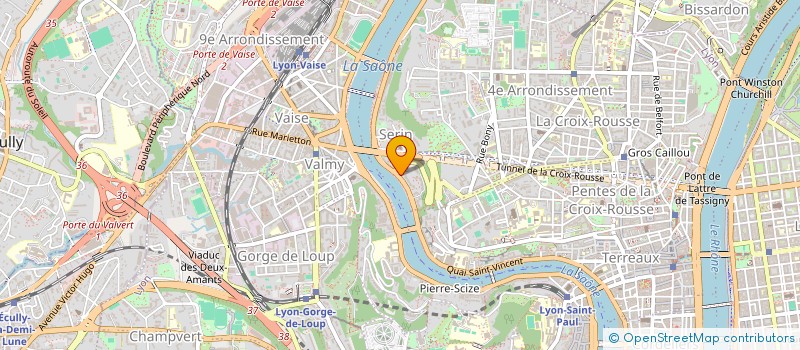 localisation de l'entreprise QG AVOCATS à LYON