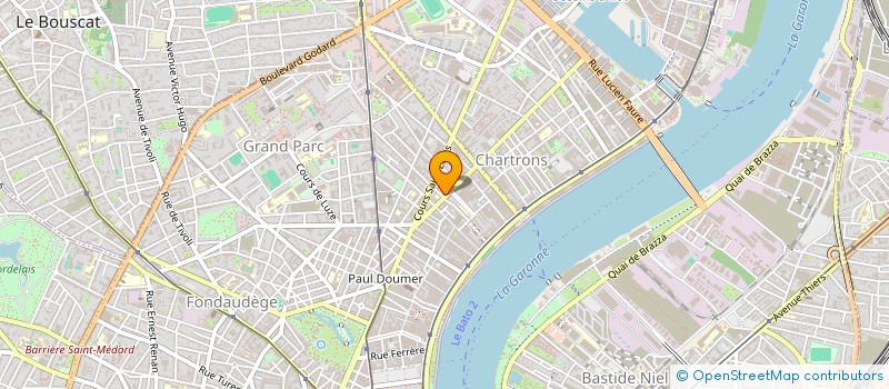 localisation de l'entreprise QG DE SAISON  BORDEAUX