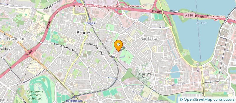 localisation de l'entreprise QG DES MEUFS (QUARTIER GENERAL DES MEUFS) à PESSAC
