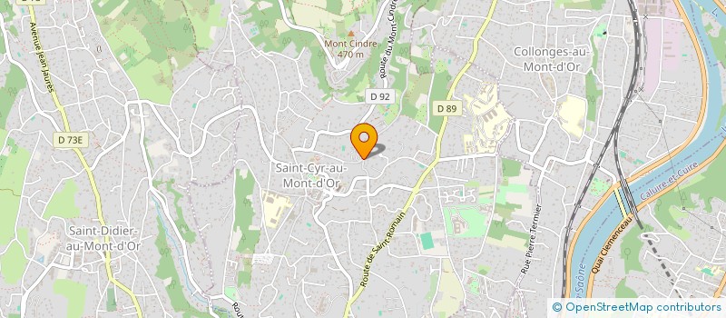 localisation de l'entreprise QG DOMISOL  SAINT-CYR-AU-MONT-D'OR