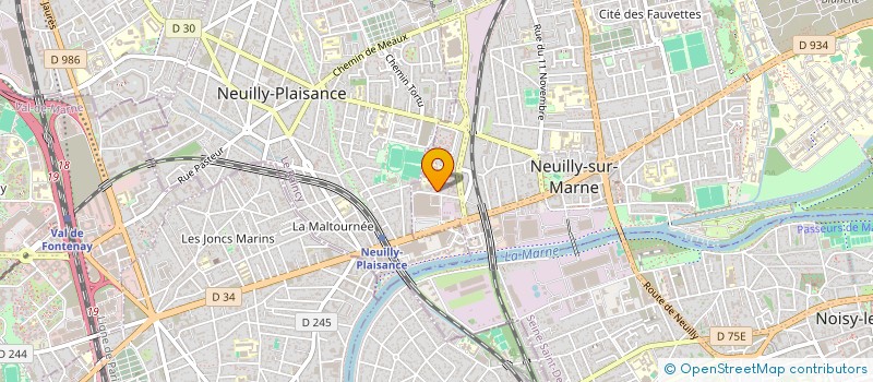 localisation de l'entreprise QG IMMO à NEUILLY-SUR-MARNE