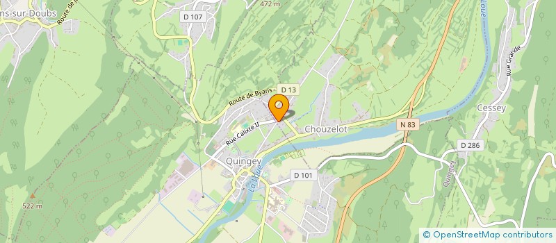 localisation de l'entreprise QG KARATE DO  CHOUZELOT