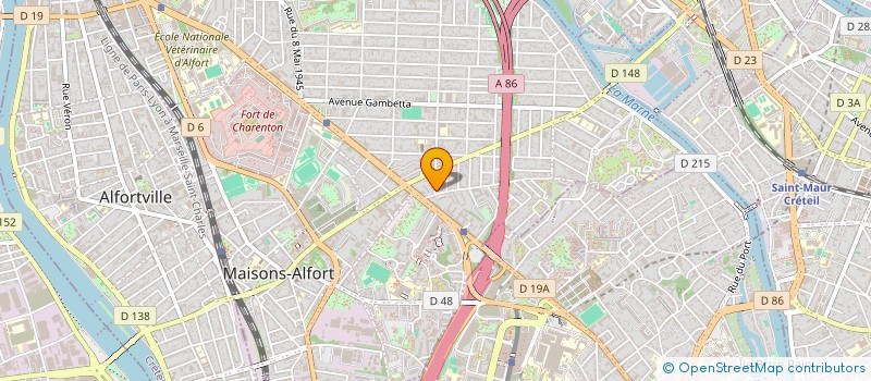 localisation de l'entreprise QG MAISONNAIS  MAISONS-ALFORT