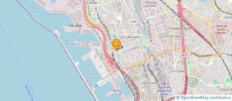 localisation de l'entreprise QG MARSEILLE à MARSEILLE