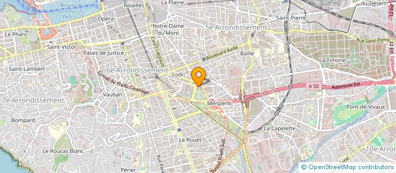 localisation de l'entreprise QG MMA  MARSEILLE