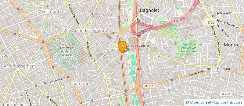 localisation de l'entreprise QG PROD  PARIS