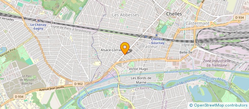 localisation de l'entreprise QG RENOVATION à CHELLES