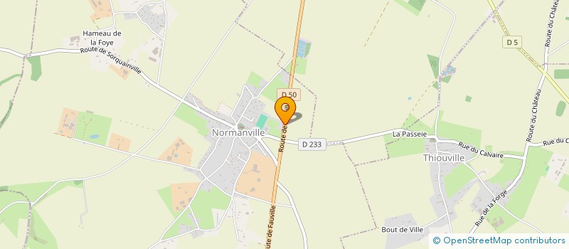 localisation de l'entreprise QG SABLAGE  NORMANVILLE