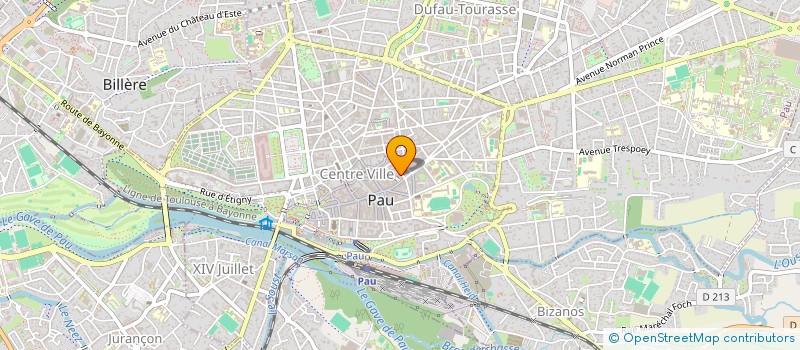 localisation de l'entreprise QG8  PAU