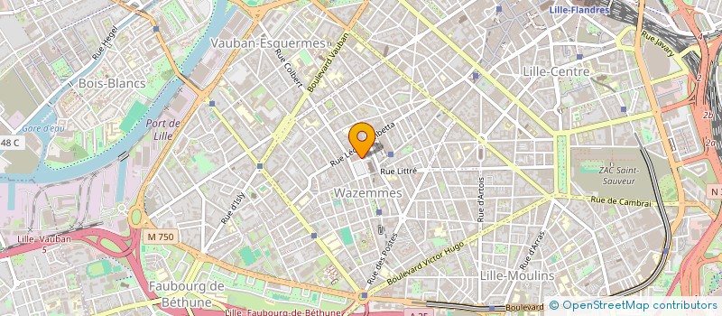localisation de l'entreprise QGB  LILLE