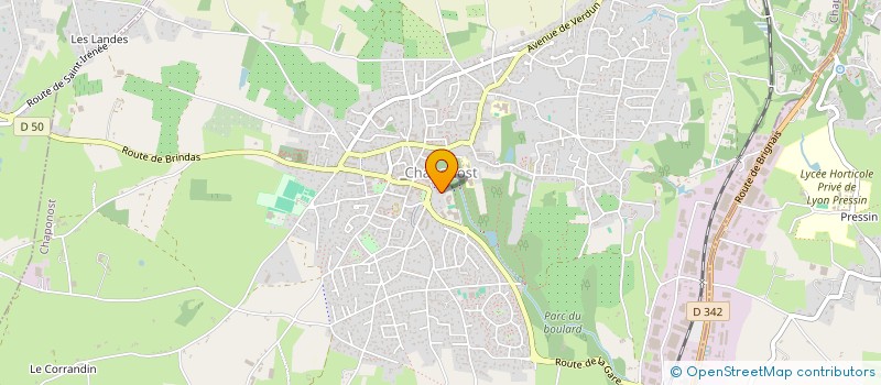 localisation de l'entreprise QGVD  CHAPONOST