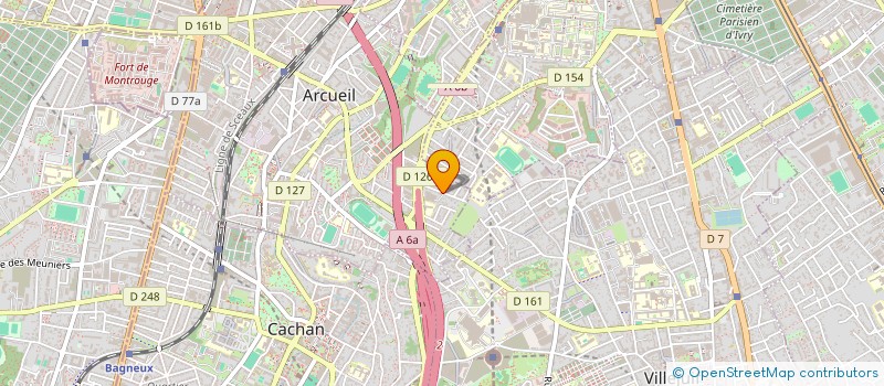 localisation de l'entreprise QH  ARCUEIL