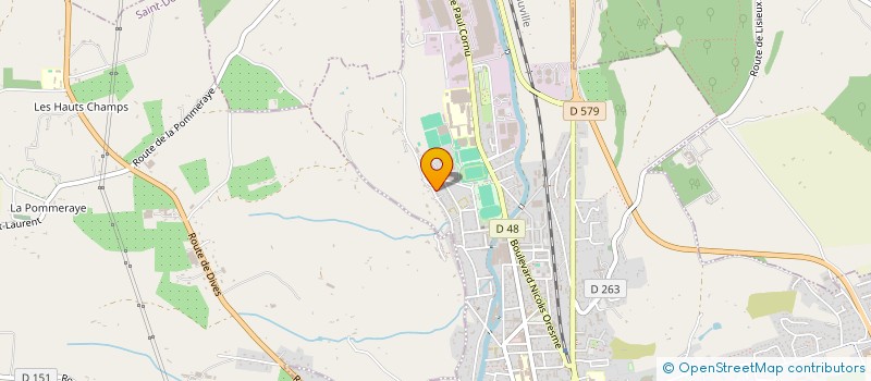 localisation de l'entreprise QHM FABRICE  LISIEUX