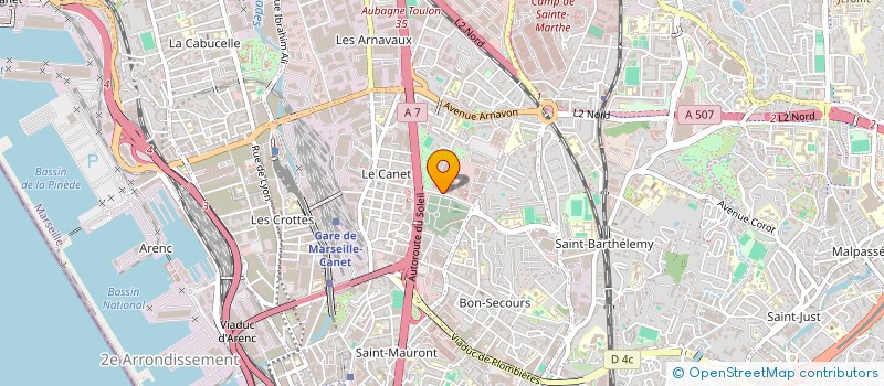 localisation de l'entreprise QHS 13 SECURITE  MARSEILLE