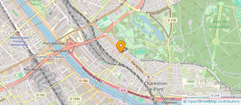 localisation de l'entreprise QHS QUALITE DES HOMMES SERVICES à CHARENTON-LE-PONT