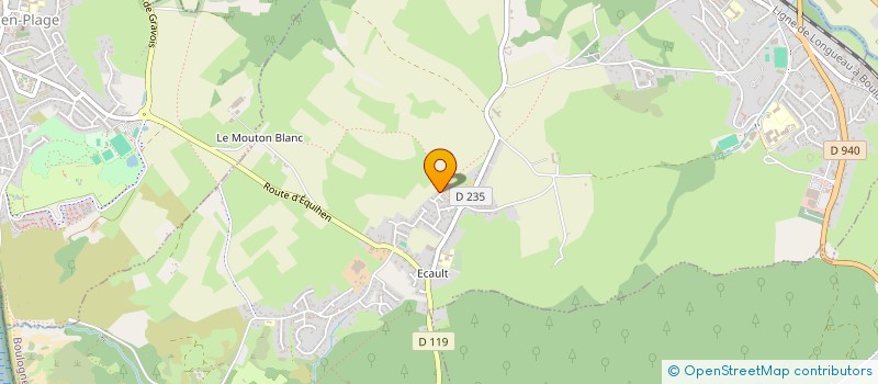 localisation de l'entreprise QHSA MERLIN  SAINT-ETIENNE-AU-MONT