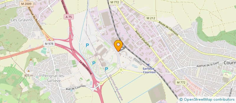 localisation de l'entreprise QHSE CONCEPT CLERMONT-FERRAND à COURNON-D'AUVERGNE