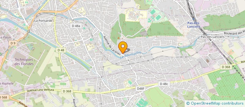 localisation de l'entreprise QI GONG COTE BLEUE  MARIGNANE