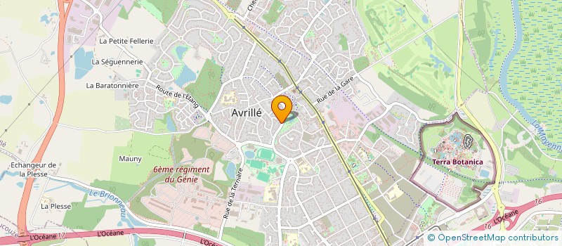 localisation de l'entreprise QI GONG ET TAI CHI VIETNAMIENS - AVRILLE  AVRILLE