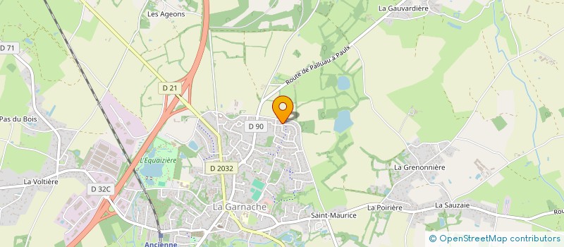 localisation de l'entreprise QI-GONG-HARMONIE ET FLUIDITE  LA GARNACHE