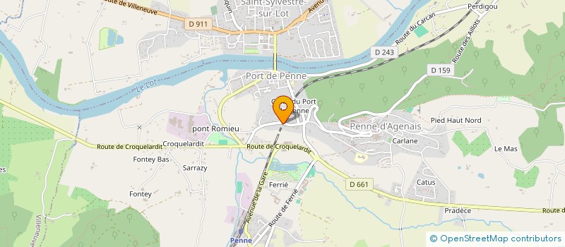 localisation de l'entreprise QI GONG HARMONISATION ET RELAXATION  SAINT-SYLVESTRE-SUR-LOT