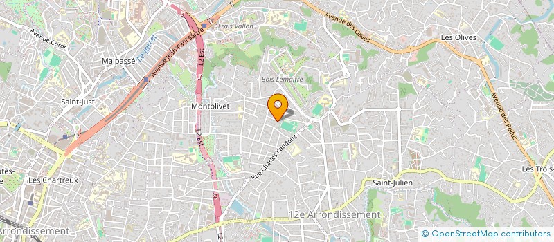 localisation de l'entreprise QI GONG SOUS LE FIGUIER  MARSEILLE