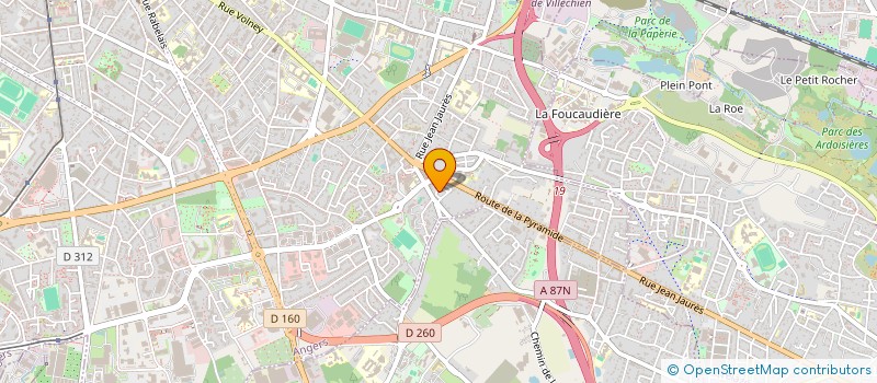 localisation de l'entreprise QI GONG TRADITIONNEL à ANGERS