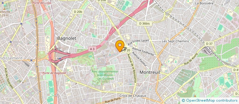 localisation de l'entreprise QI LI  ERMONT