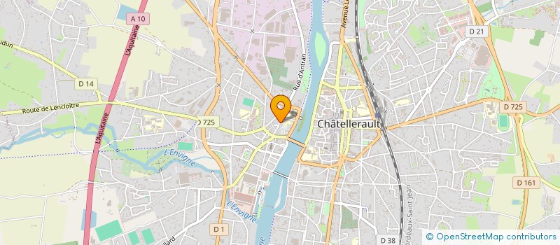localisation de l'entreprise QI'NTI CENTRE DE REFLEXOLOGIE ET TECHNIQUES ALTERNATIVES à CHATELLERAULT
