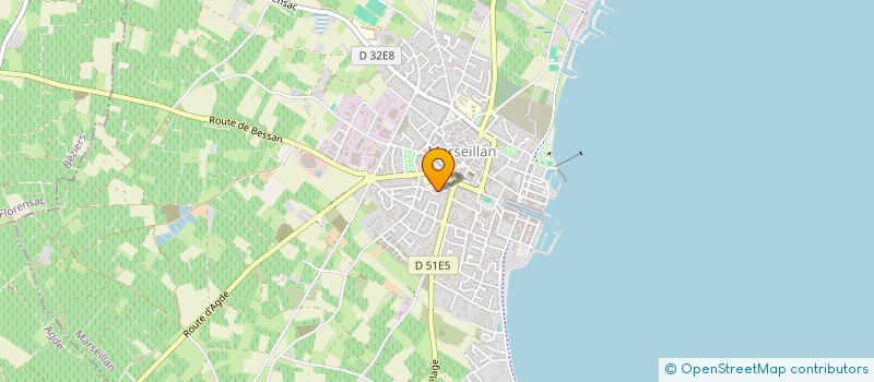 localisation de l'entreprise QI-THAU à MARSEILLAN