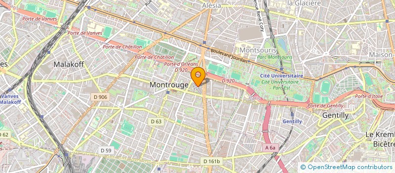 localisation de l'entreprise QIANCHENG WANLI à MONTROUGE