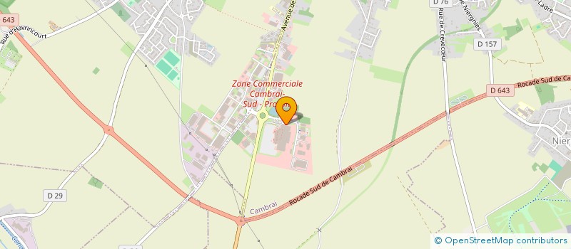 localisation de l'entreprise QICA  CAMBRAI