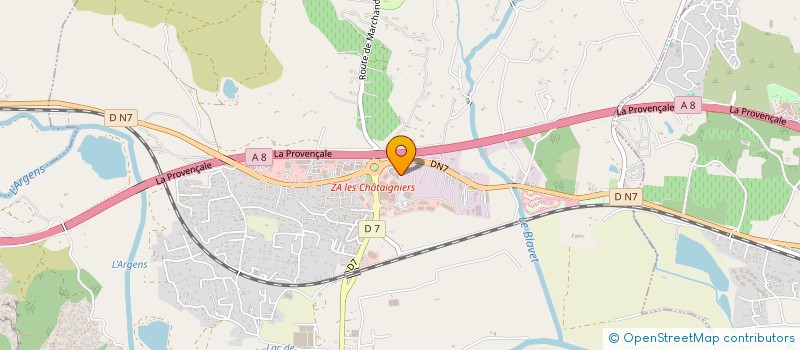localisation de l'entreprise QIDOSPA INSTITUT à ROQUEBRUNE-SUR-ARGENS