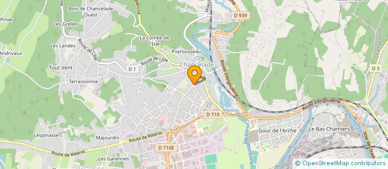 localisation de l'entreprise QIN-F  CHANCELADE