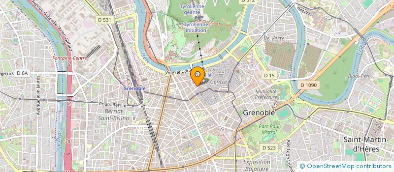 localisation de l'entreprise QINAPS à GRENOBLE