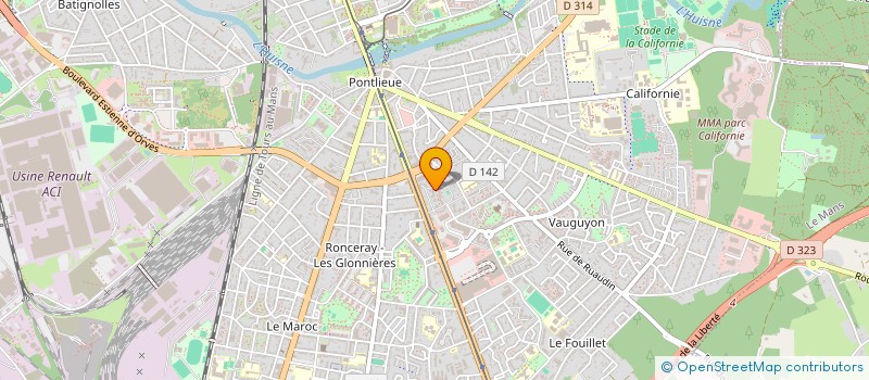 localisation de l'entreprise QINFO  LE MANS