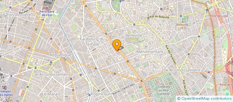 localisation de l'entreprise QING QIN  PARIS