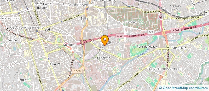 localisation de l'entreprise QINGYA TUINA  MARSEILLE