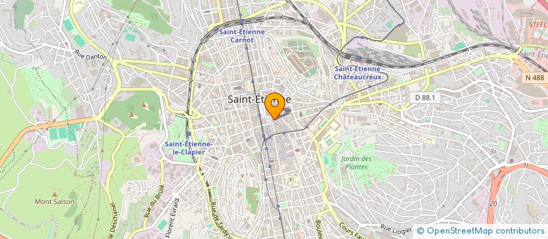 localisation de l'entreprise QIP SAINT ETIENNE à SAINT-ETIENNE
