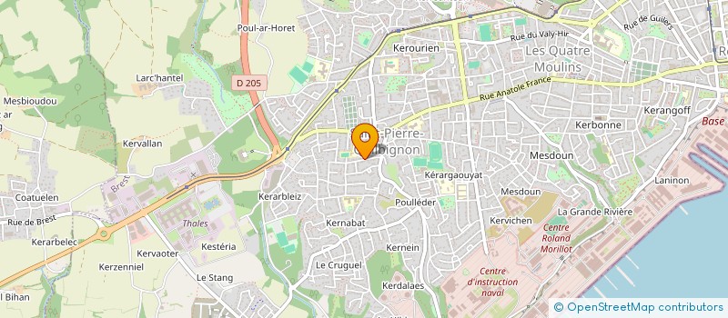 localisation de l'entreprise QIVATEVA à BREST