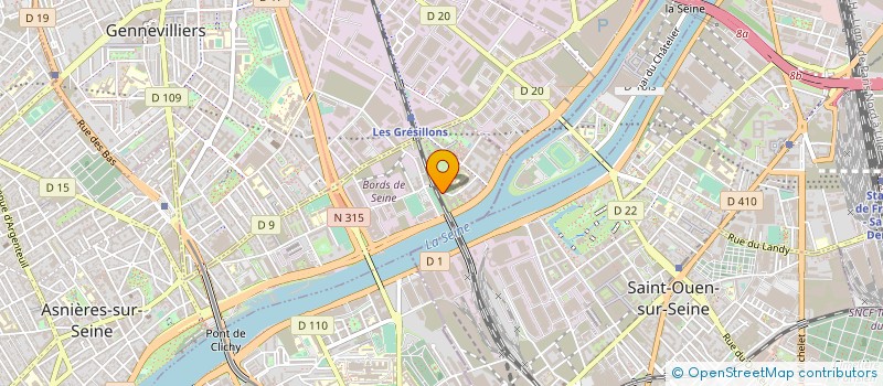 localisation de l'entreprise QIVY HABITAT à ASNIERES-SUR-SEINE