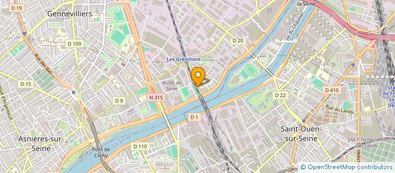 localisation de l'entreprise QIVY TERTIAIRE à ASNIERES-SUR-SEINE
