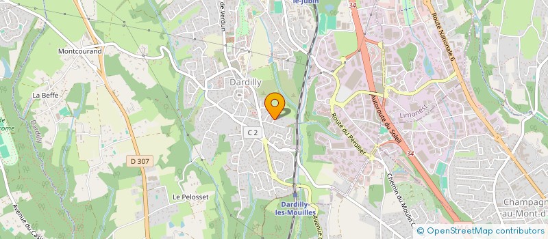 localisation de l'entreprise QIYA à DARDILLY
