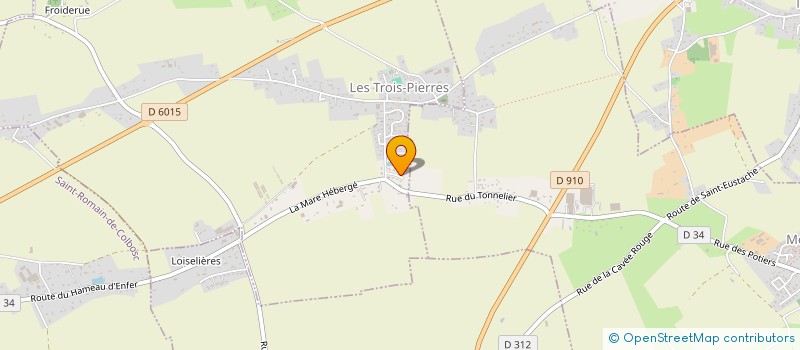 localisation de l'entreprise QJ IMMOBILIERS  LES TROIS-PIERRES
