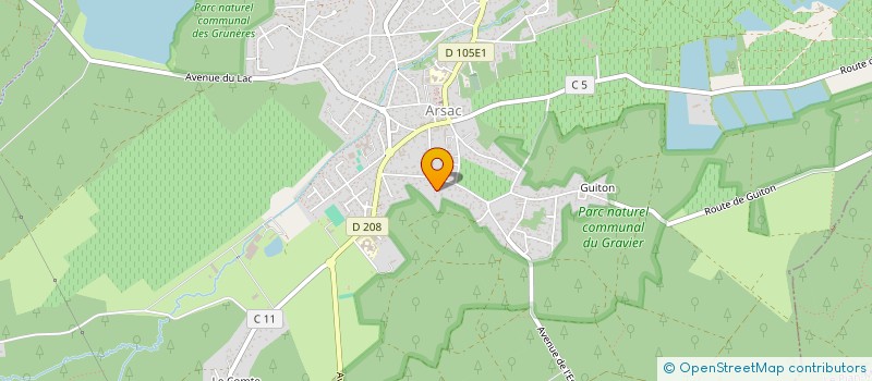 localisation de l'entreprise QJ INVEST  ARSAC