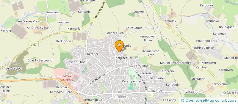 localisation de l'entreprise QJ INVEST  GUILERS