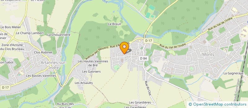 localisation de l'entreprise QJAI  MONTS