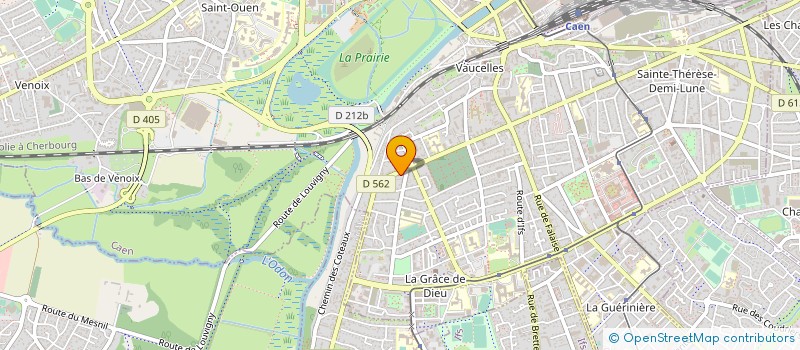 localisation de l'entreprise QJC IMMOBILIER à CAEN